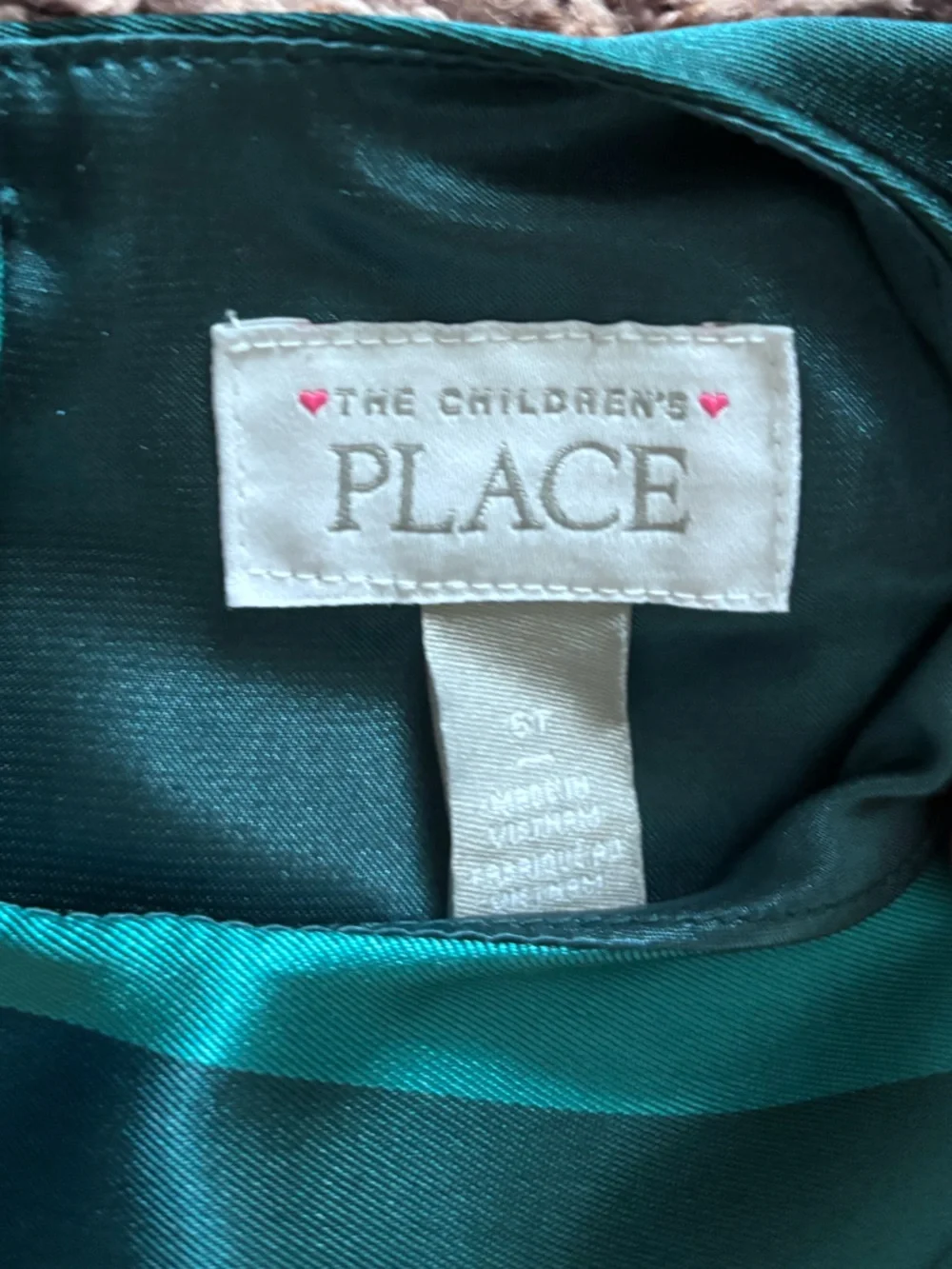 Fit Flare Dress - Teal Metallic Stripe The Children’s Place - 5